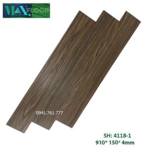 sàn nhựa hèm khóa 4mm maxfloor