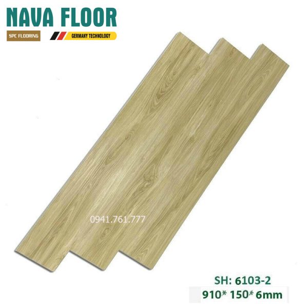 sàn nhựa hèm khóa 6mm 6103-2