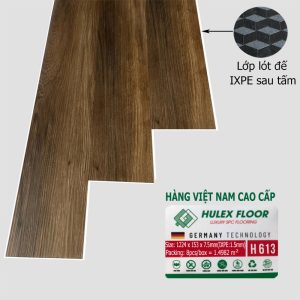 sàn nhựa hèm khóa 7.5mm