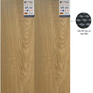 sàn nhựa 4mm charm wood 441