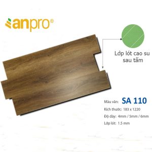 sàn nhựa hèm khóa anpro sa110