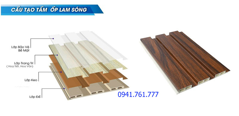 cấu tạo tấm ốp lam sóng